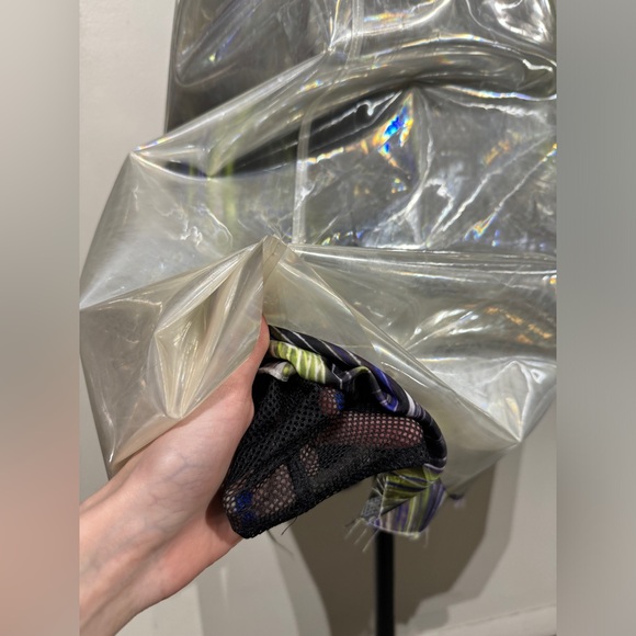 3500$ MAISON MARGIELA SKIRT SILVER MIDI SIZE SMALL - Picture 5 of 16